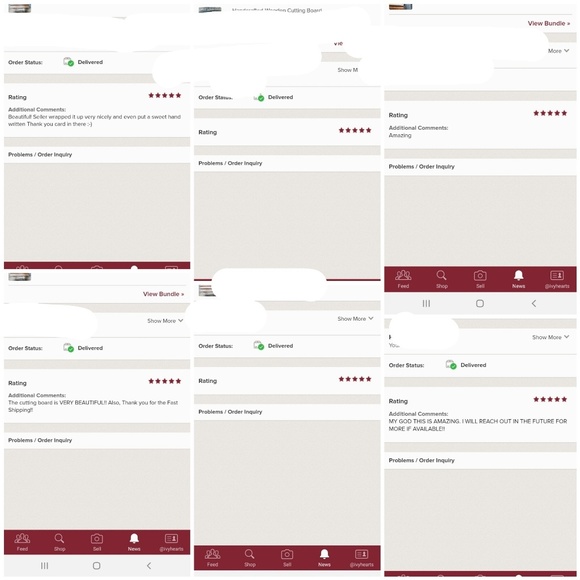 RESTOCKED Handcrafted Wooden Cutting Board - Picture 5 of 6